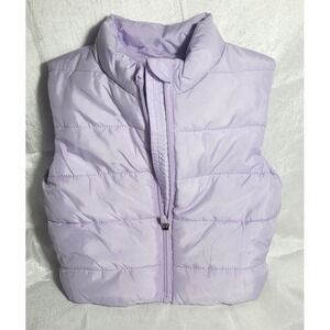 M&S Water Resistant Baby Puffer Vest - Lavender - USA Size 18 Months